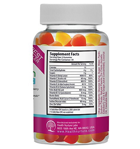 HEALTH NURTURE MULTIVITAMIN MAX - Gummy Vitamins for Men and Women